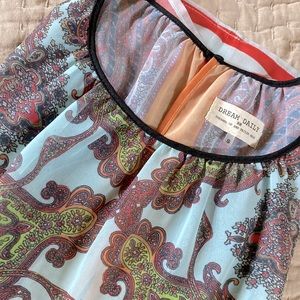 Anthropologie Multicolor Paisley Tank Top